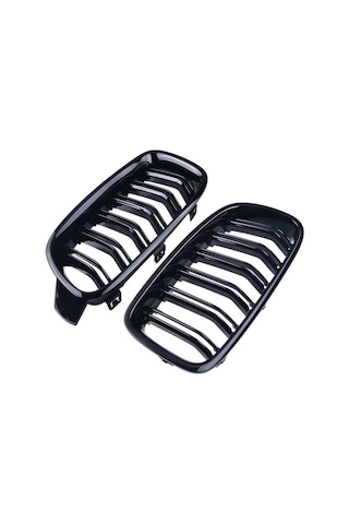 Bmw F30 2012-2018 Uyumlu Yedek Parça M3 Çift Çizgi Böbrek Panjur Piano Black