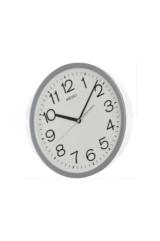 Seiko Qxa847n Gri Renkli Plastik Kasa Quartz Mekanizmalı Duvar Saati Çok Renkli