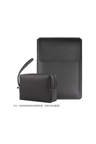 Jeemson Siyah 13-14 İnç Dijital Cihaz Koruyucu Kılıfı: -huawei-lenovo İçin Ayarlanabilir Standlı Bilgisayar Çantası + Şarj Aleti Çantası Diğer