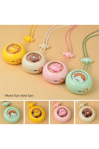 S168 Asılı Boyun Yapraksız Usb Fan Pembesi Twkjh9 Pembe Yok Boyun Buharsız Kanatsız 100 Adetten Az