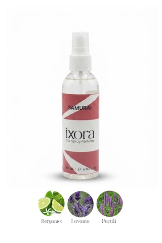 Oto Parfüm Samurai - Bergamot, Lavanta - Sprey Araç Kokusu 200 Ml Oto Parfüm Samurai - Bergamot, Lavanta - Sprey Araç Kokusu 200 Ml