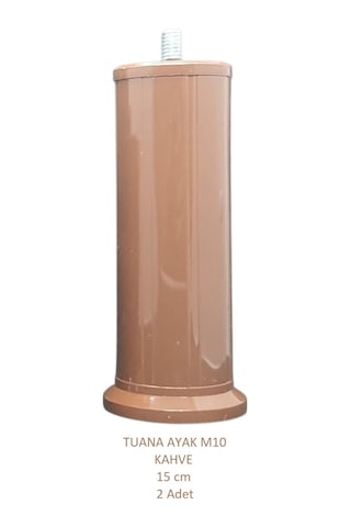 Tuana Ayak 15 cm M10 Cıvatalı Kahve (2 Adet)