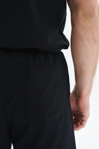 AR-MA Arma Erkek Regular Fit Basic Süprem % 100 Pamuk Yandan Ve Arka Cepli Şort Y29344279402 Siyah