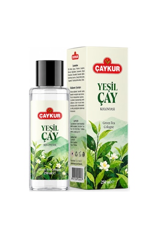 Çaykur Yeşil Çay Kolonyası Cam Şişe 250 Ml.
