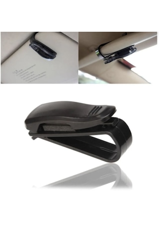 Point Araç Içi Gözlük Tutucu Oto Gözlük Tutacağı Klipsli Güneşliğe Takılan Kartvizit Tutucu