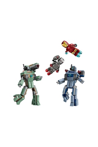 LEGO® ǀ Marvel Iron Man ve War Machine, Hammer İnsansız Hava Araçlarına Karşı 76320 -7 Yaş ve Üzeri Çocuklar için Oyuncak Yapım Seti (204P)