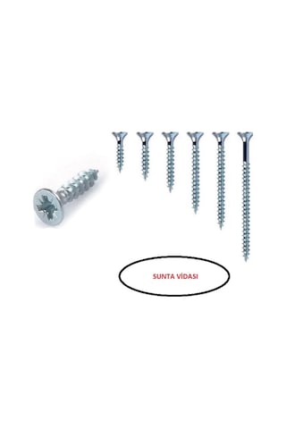 4X25 Ventus Sunta Vidası Pk:50Ad.