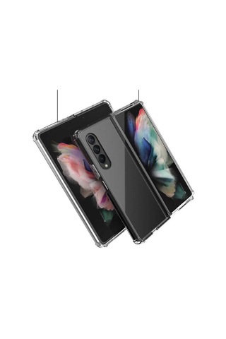 Galaxy Z Fold 4 Uyumlu Zore Nitro Anti Shock Silikon-renksiz Renksiz