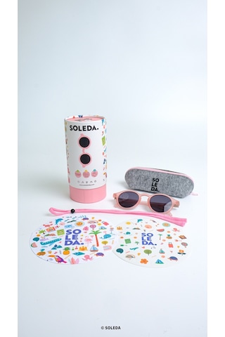Soleda 3-6 Yaş Çocuk Güneş Gözlüğü Candy Pink