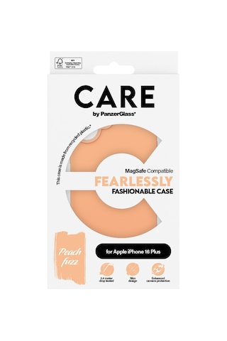 Care Fashion Peachy W. Magsafe Apple iPhone Uyumlu 16 Plus Şeffaf