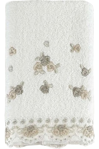 Arliva Home Meltem Bukle Nakışlı Havlu 30x50 Açık Kahve