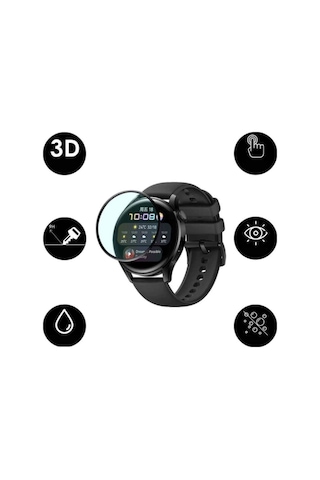 For Huawei Watch Gt3 42mm Ekran Koruyucu Nano Kırılmaz Cam Tam Korumalı Protector