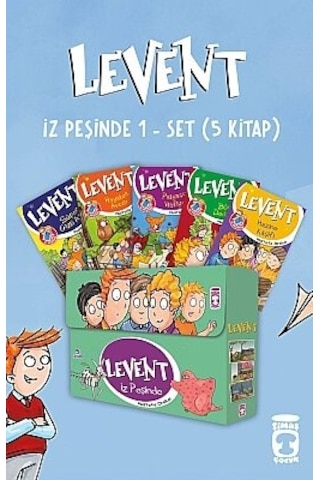 Levent İz Peşinde - 5 Kitap Takım - Mustafa Orakçı - Timaş Çocuk