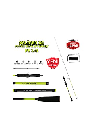 Kaido Xcaliber Xc602-5 Slow Jig Kamışı Pe1-3 Tetiksiz