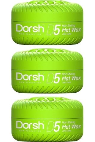 Dorsh Saç Şekillendirici Wax Mat Wax D5 150 Ml 3 Adet