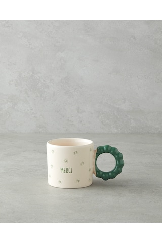 English Home Merci Seramik Kupa 260 Ml Yeşil Yeşil