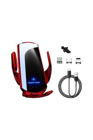 Suofeng 15w Manyetik Araç Şarj Cihazı - Akıllı Sensörlü Hızlı Kablosuz Şarj Aparatı