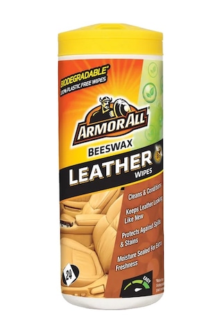 Armorall Beeswax Leather Wipes. Deri Döşeme Temizleyici, Canlandırıcı Ve Koruyucu Etkili Mendil 24ad