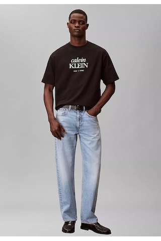 Calvin Klein Lv04rf818g Diamond Grap Erkek Tişört Siyah