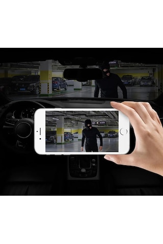 Zilinn Tüm Arabalar İçin Hd 1080p Wifi Araba Dvr Araba Kamerası 1080p 24 Saat Park Monitörü App Kontrollü Araba Sürüş Video Kaydedici