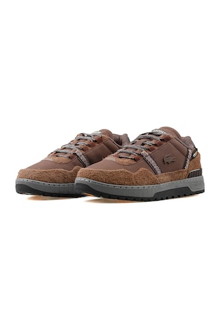 Lacoste Mens T-clip Winter Cordura 224 1 Sma Sneaker Günlük Spor Ayakkabı Kahverengi