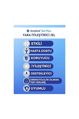 Actolind Gel Plus Yara İyileştirici Jel 50 ML