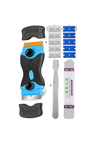 Çok Amaçlı Set Plastik Ve Metal Kazıyıcı, Pencere Camı Temizleyici, Film Araba Ve Ev İçin Yapıştırıcı Sökücü Aracı St01