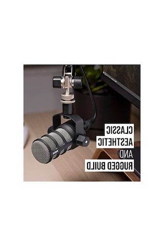 Dinamik Podcast Mikrofonu - Profesyonel Kullanım İçin Tasarlanmıştır