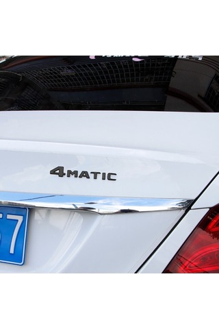 4 Matıc Siyah Bagaj Yazısı Arma Yazı Logo Sticker Universal