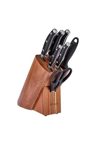 Naturel 8 Parça Bıçak Seti Beyaz