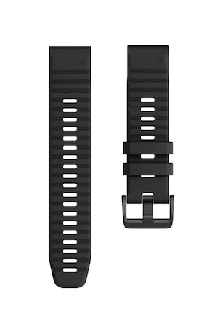 Caseonn Garmin Fenix 5x Plus Kordon Quickfit Premium Spor Kayış Siyah