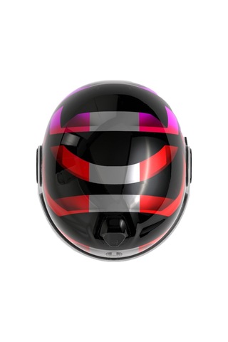 Tr Eteres Camogli Black Red Purple Açık Kask-l Genel