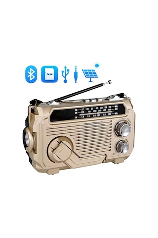 Puxing Px-777 Solar Güneş Panelli Portatif Analog Radyo