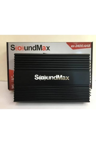 Soundmax Sx 2400.4Ab Amplifikatör 3000 Watt