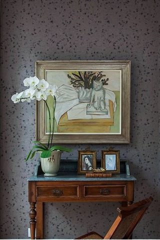 Vakar Premium Canli Siva Dream 08 2kg Paket Açık Gri Zemin Siyah Kelebek Desen