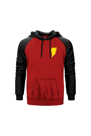 Black Adam Yellow Logo Gri Renk Reglan Kol Sweatshirt