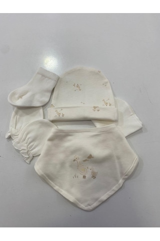 Bistyle Hastane Çıkışı 10lu Welcome Baby Duck Sarı - Ekru-12646 Ekru