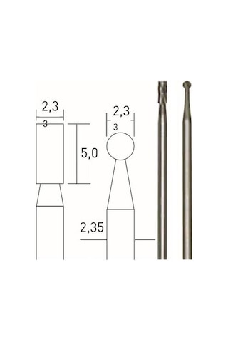 Tungsten Karbürlü Matkap Ve Freze Ucu 2 Li 2.3 Mm Rm 28750