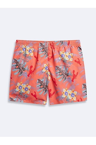 Ltb Desenli Regular Kırmızı Deniz Şort 012254604525018 14453 Kırmızı