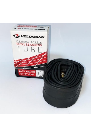 Velomann 26x1.90/2.125 IV 40mm İnce Sibop Bisiklet İç Lastik Velomann 26x1.90/2.125 IV 40mm İnce Sibop Bisiklet İç Lastik