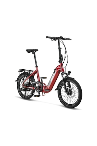 Mosso Kronos Elektrikli Katlanır Bisiklet 390h Hyd 20 Jant 7 Vites Bordo Çok Renkli