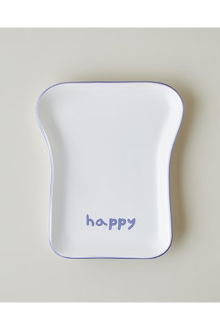 English Home Joyfull Seramik 4'lü Pasta Seti 19 Cm Renkli Çok Renkli