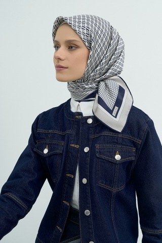 Armine Saf İpek Sura Eşarp-2026 İlkbahar-yaz- 950200d Krem