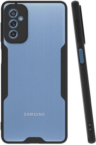 Khayra Galaxy Uyumlu M52 Kılıf Parfe Kapak - Siyah Siyah