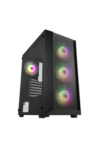 FSP CMT 218 650W 80+ 4 x 120MM Fixed RGB Fan Temperli Cam Kasa