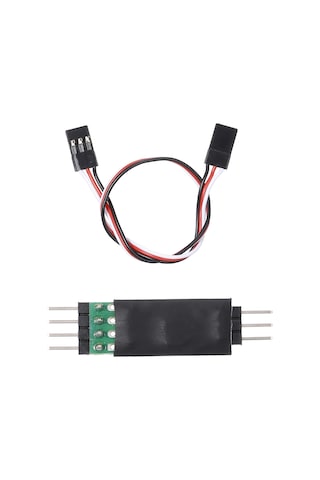 Samdoo Rc Araba Işık Kontrolörü - 3. Kanal Açma/kapama Anahtarı, 6v Alıcı Güdümlü, Metal-plastik, Traxxas Hsp Axial Uyumlu Siyah