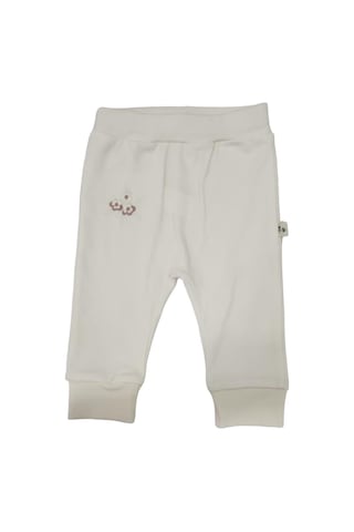 Ciccim Baby Pantolon Manşetli Flower Garden Naturel-11021 Ekru