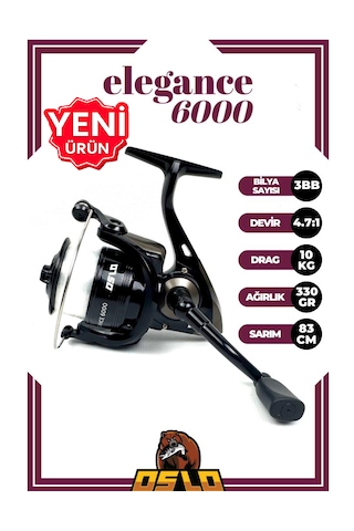 Oslo Elegance 6000 3 Bilye Olta Makinası