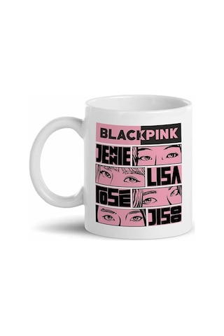 Blackpink Tasarımlı Kupa Bardak D16 Beyaz Blackpink Tasarımlı Kupa Bardak D16 Beyaz