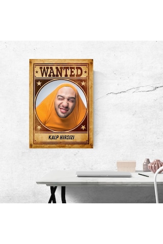 Kişiye Özel Eğlenceli Wanted Poster Aranıyor Tasarım